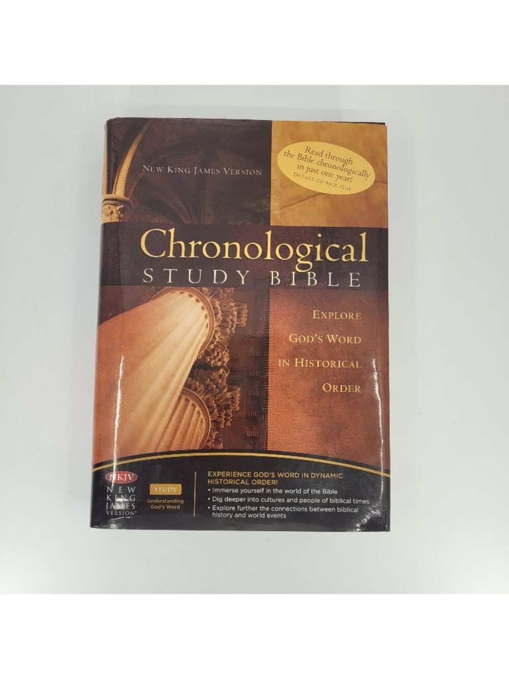 Chronological Study Bible New King James Version, 2008 Thomas Nelson HB NICE